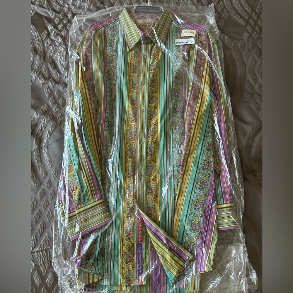 Robert Graham button up Long Sleeve size 3xl